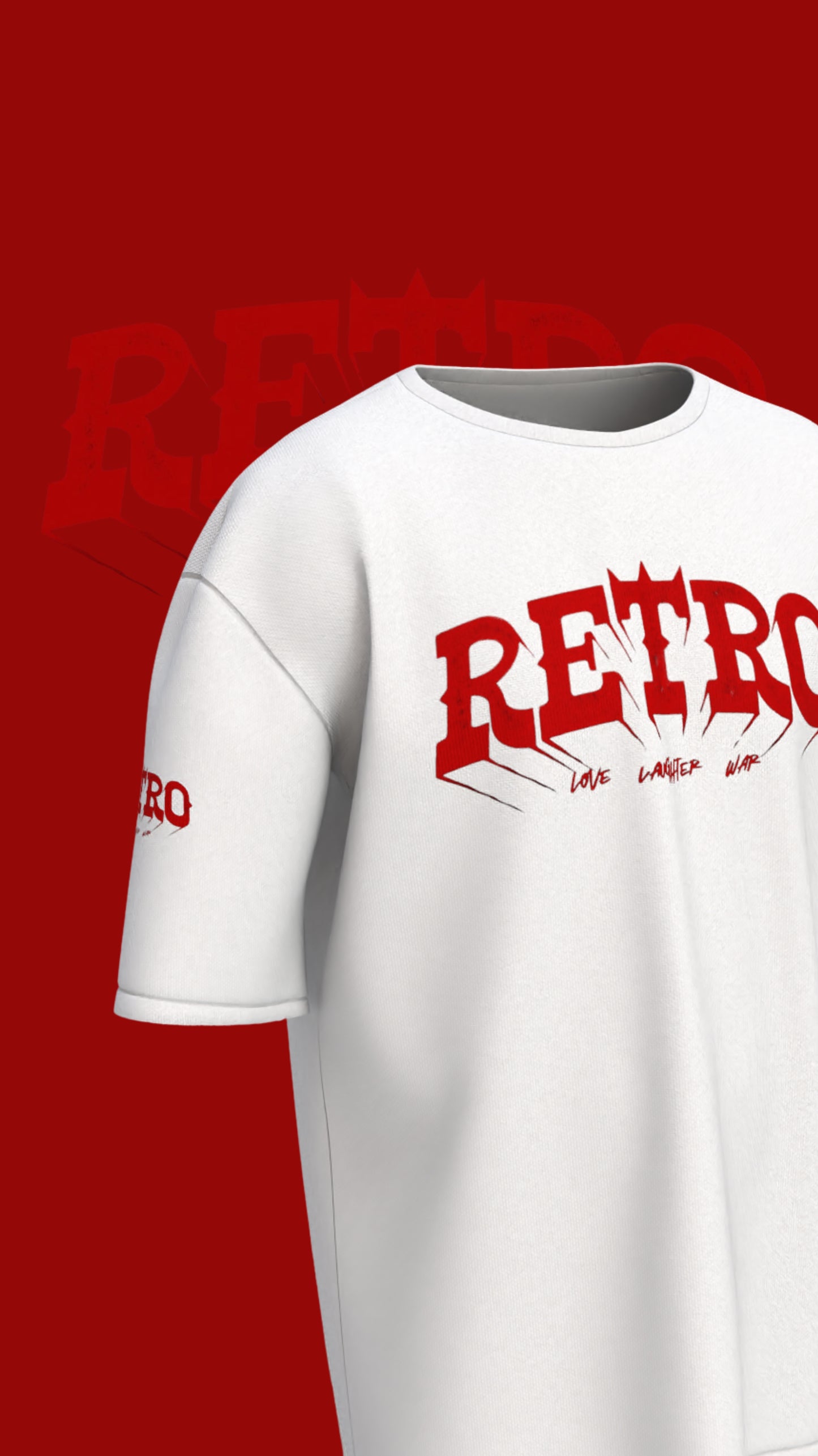 Retro-Pure Range Oversized t-shirt