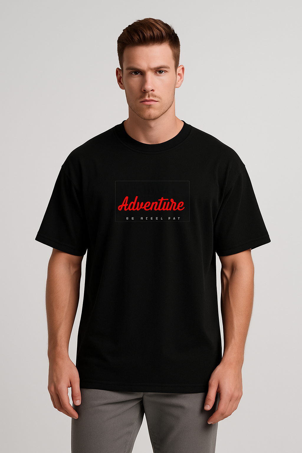Oversized | Black Unisex T-shirt | #OD26