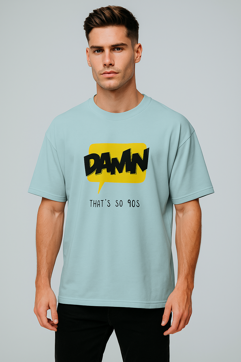 Oversized | Aqua Unisex T-shirt | #OD67