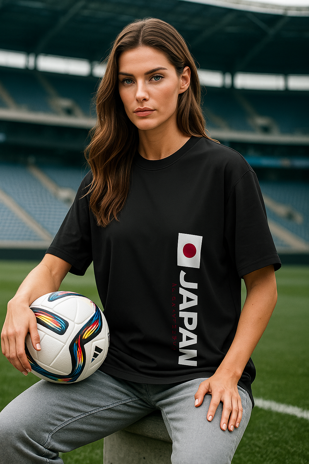 Sports Edition Oversized | Black Unisex T-shirt | #SD04