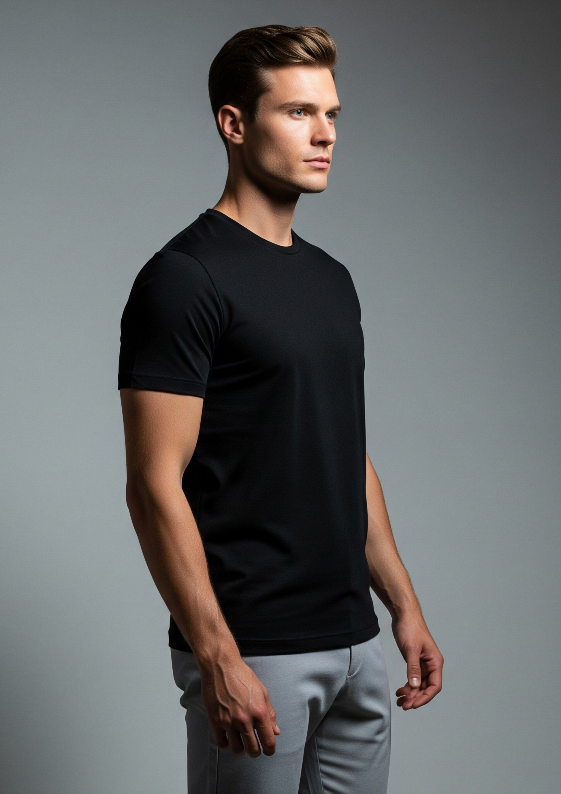 Classic | Black unisex T-shirt | #RD08