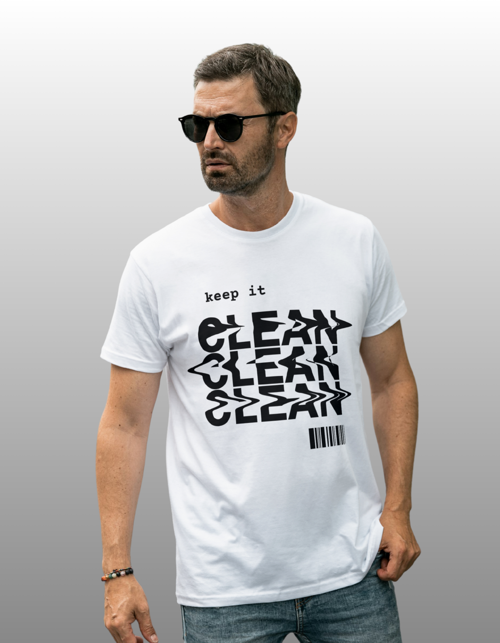Classic | White unisex T-shirt | #RD07