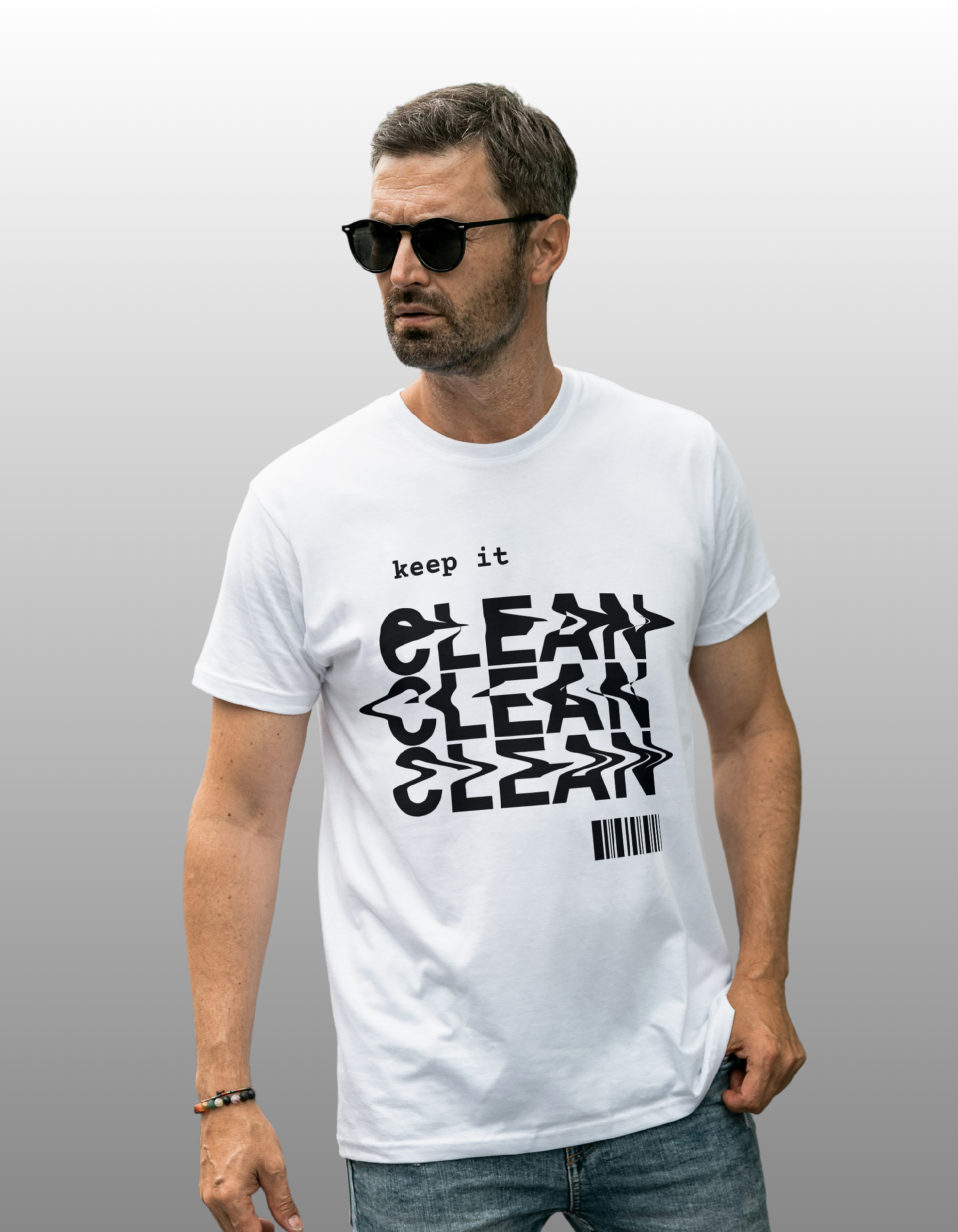 Classic | White unisex T-shirt | #RD07