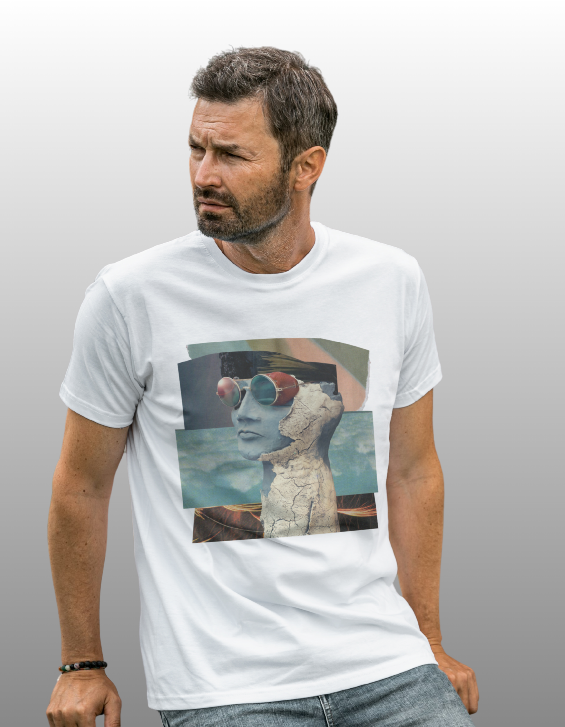 Classic | White unisex T-shirt | #RD06