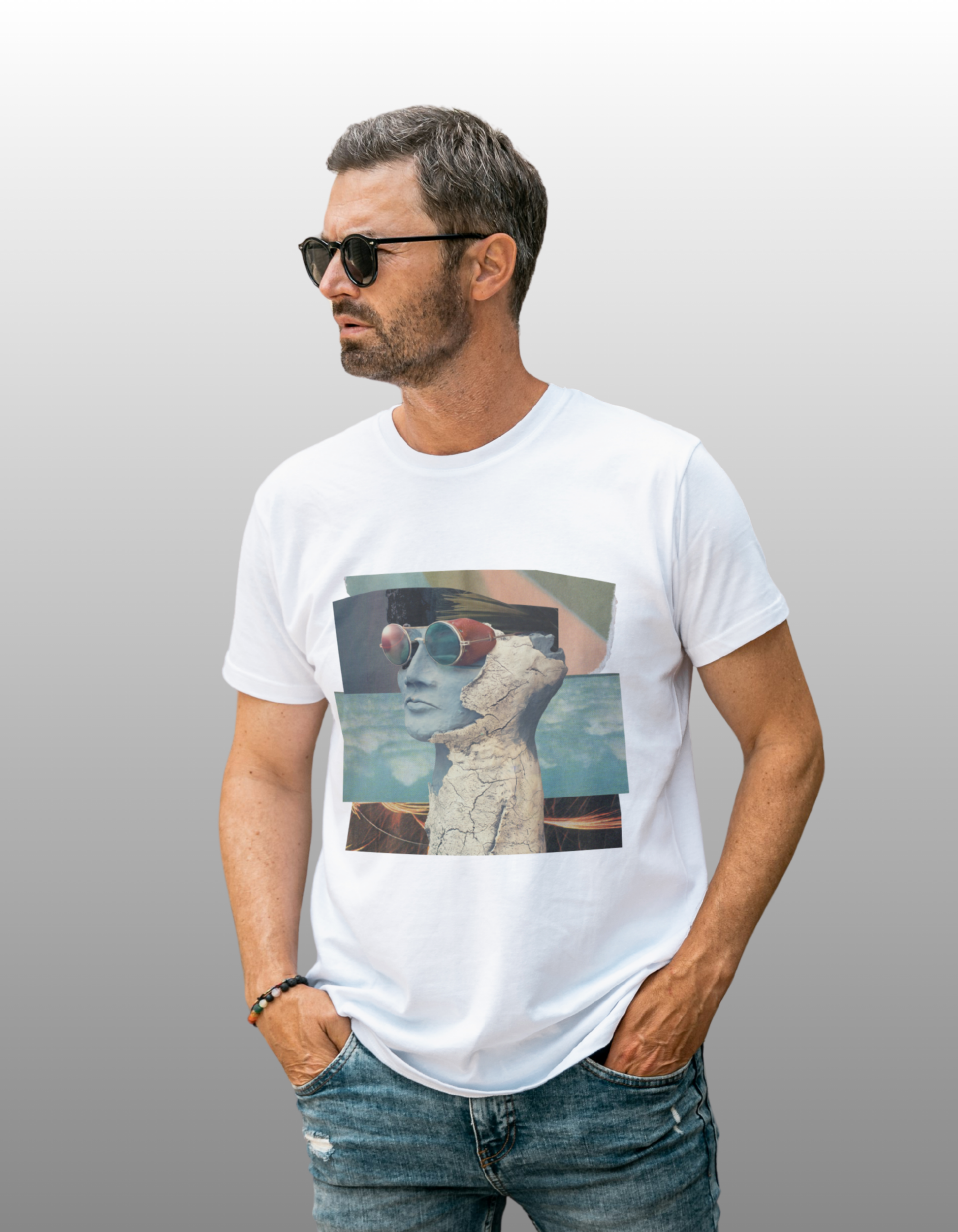 Classic | White unisex T-shirt | #RD06