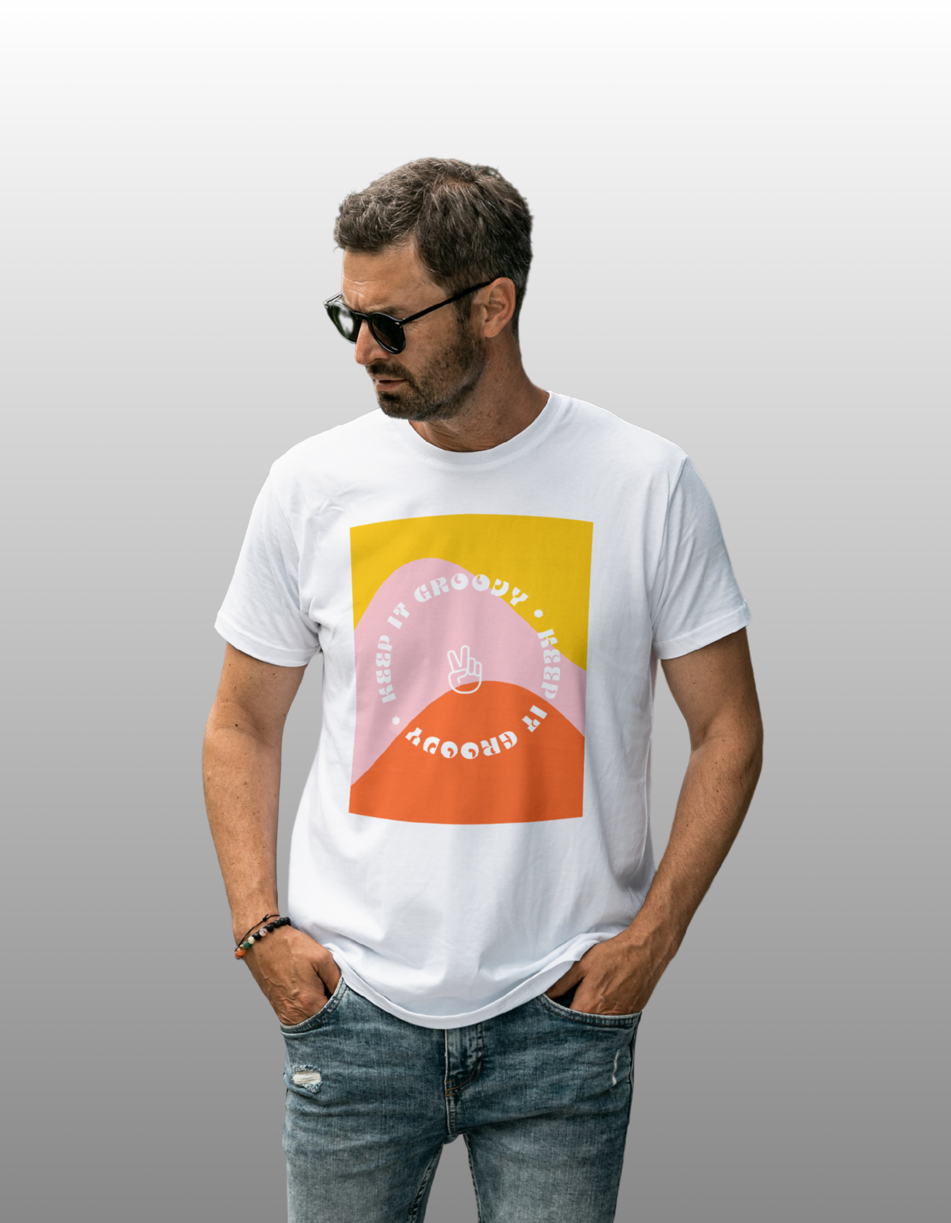 Classic | White unisex T-shirt | #RD09