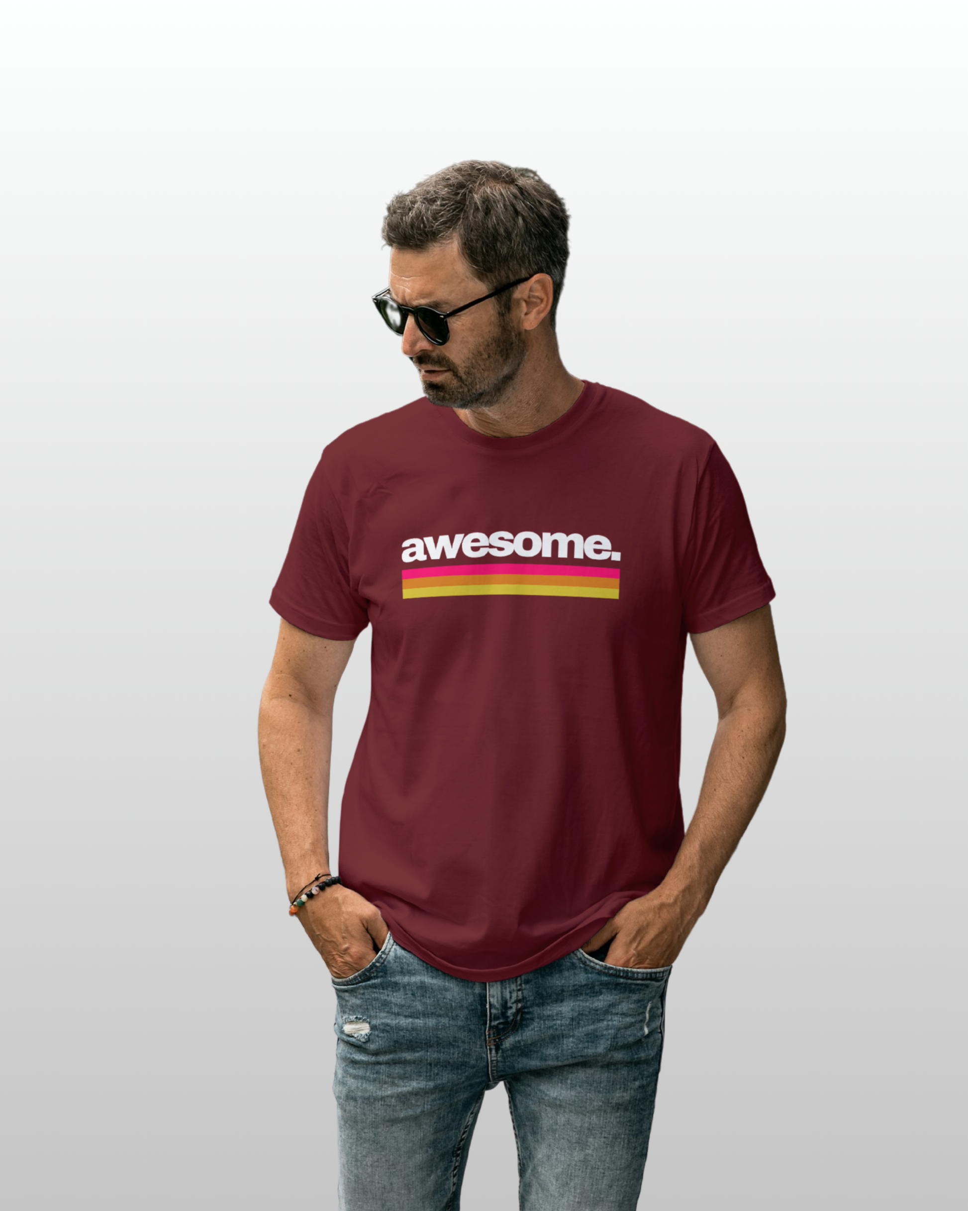 Classic | Maroon Unisex T-shirt | #RD02