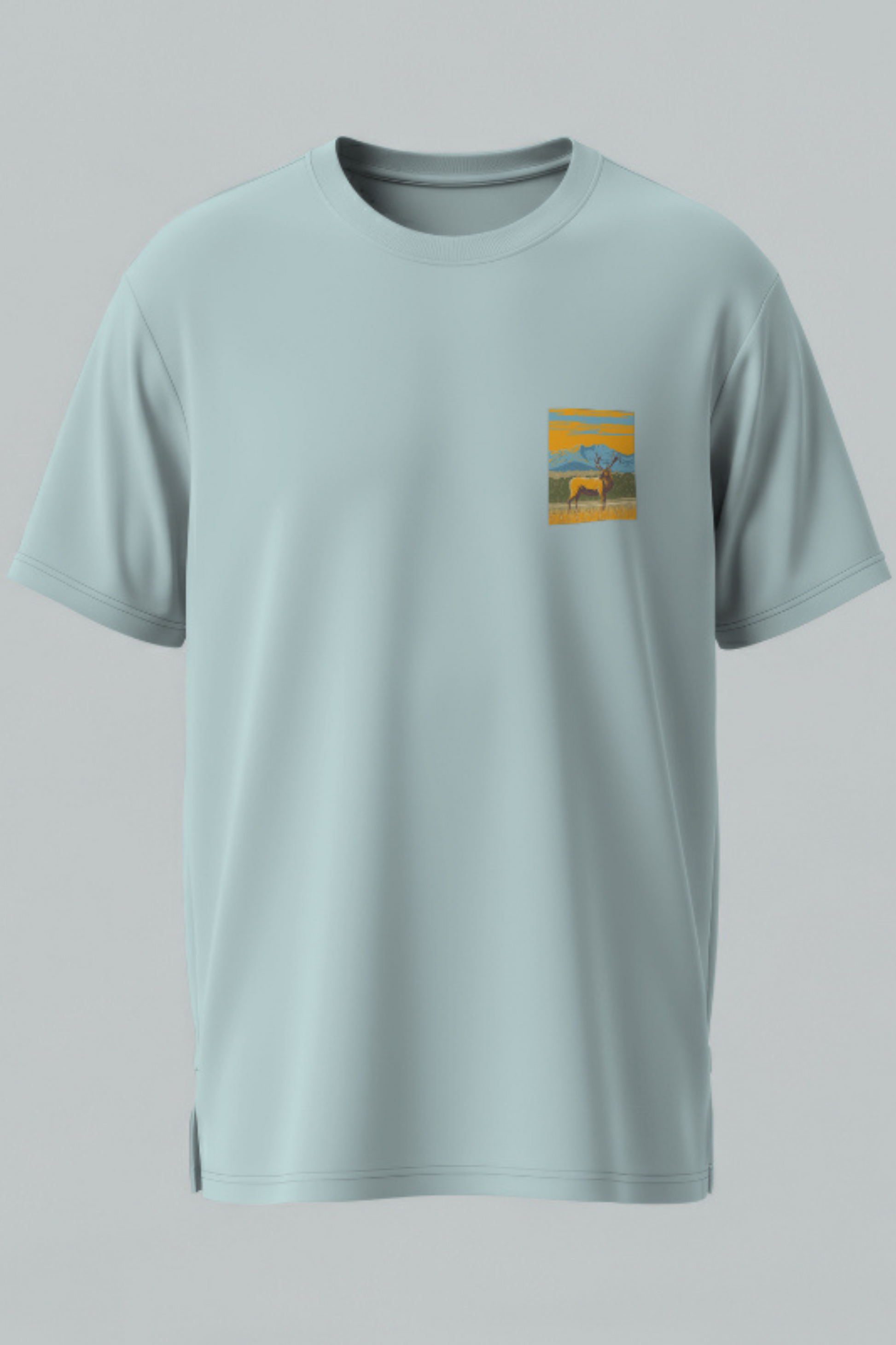 Oversized | Aqua Unisex T-shirt | #OD55