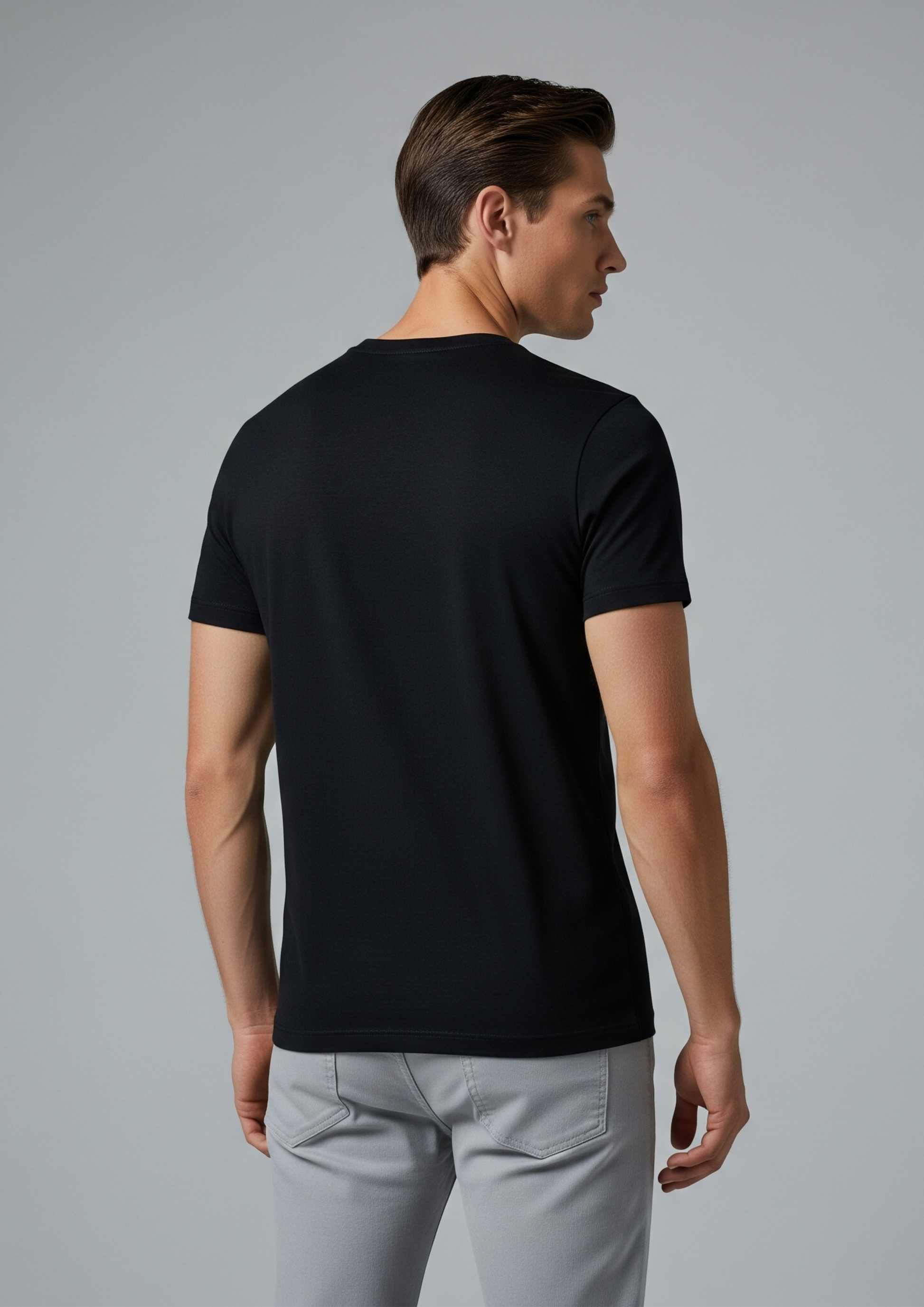Classic | Black unisex T-shirt | #RD08