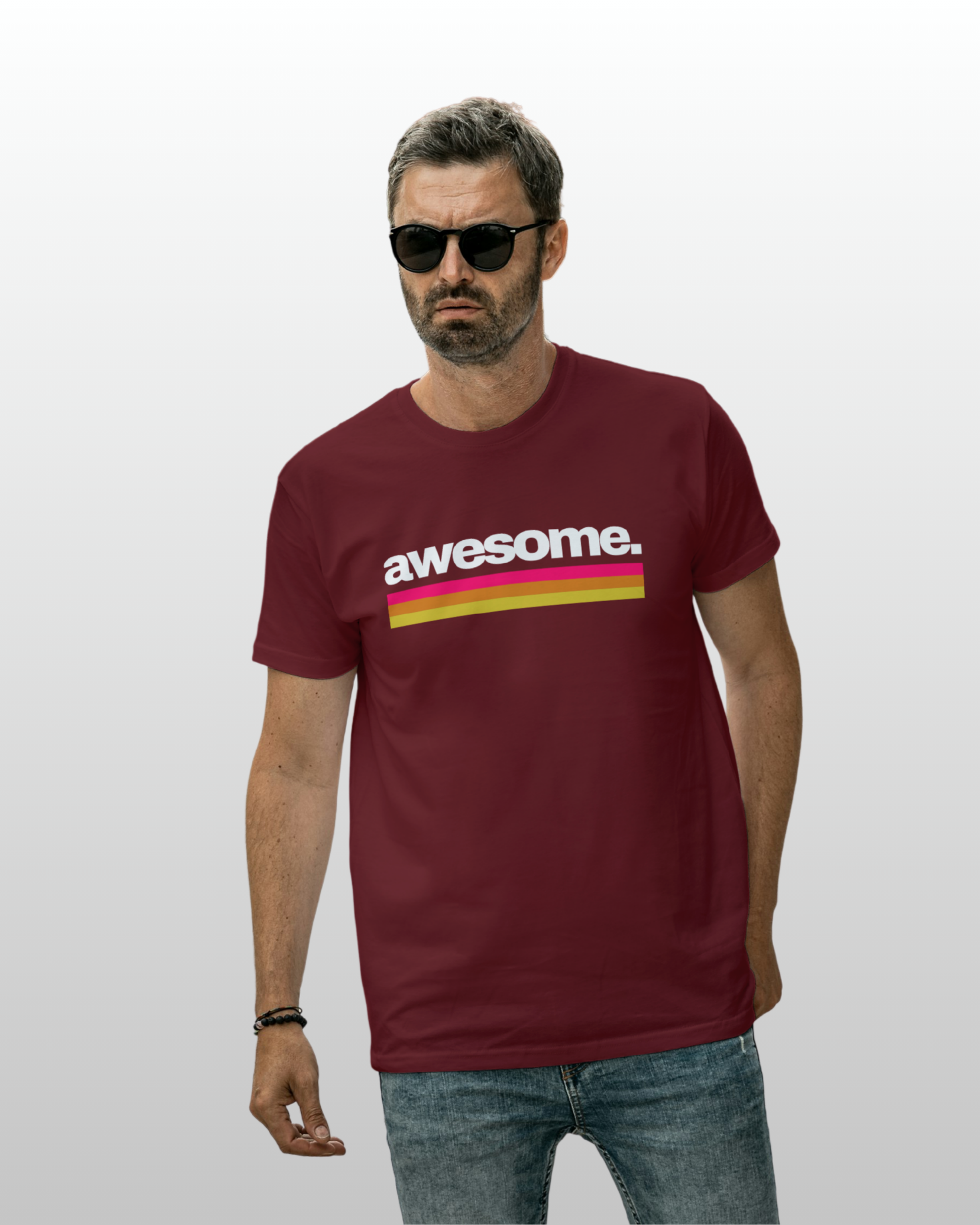 Classic | Maroon Unisex T-shirt | #RD02