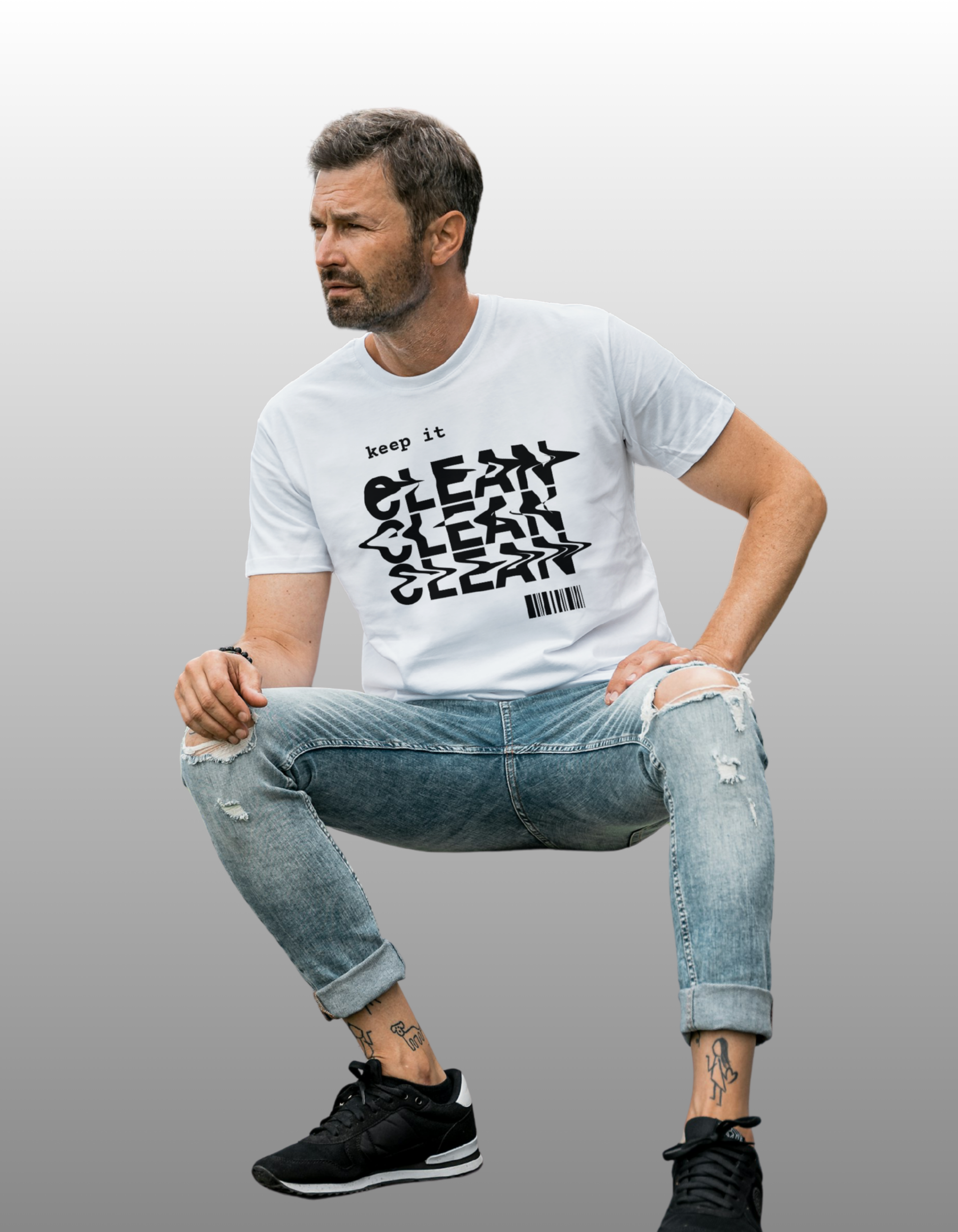 Classic | White unisex T-shirt | #RD07