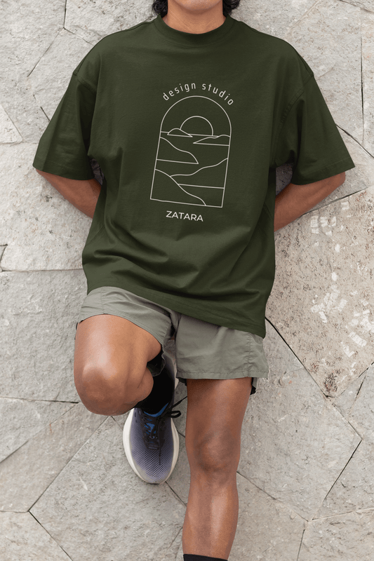 Trendy Oversized Men t-shirt-OD3