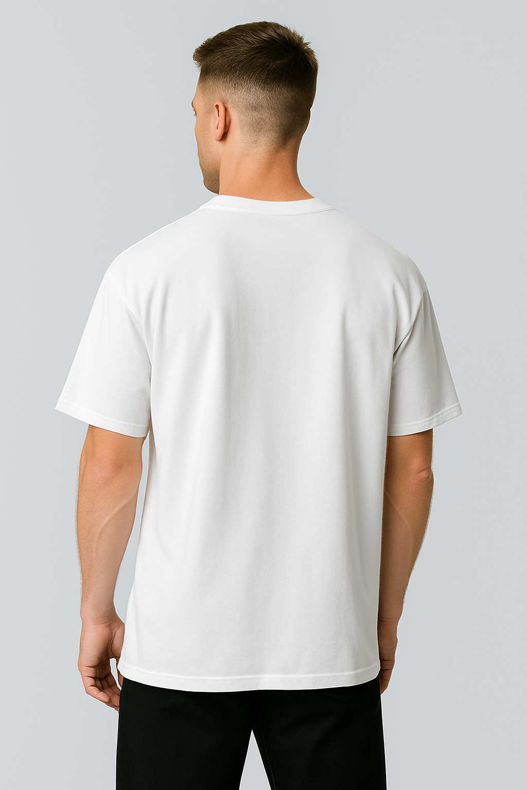 Oversized | White Unisex T-shirt |  #OD34