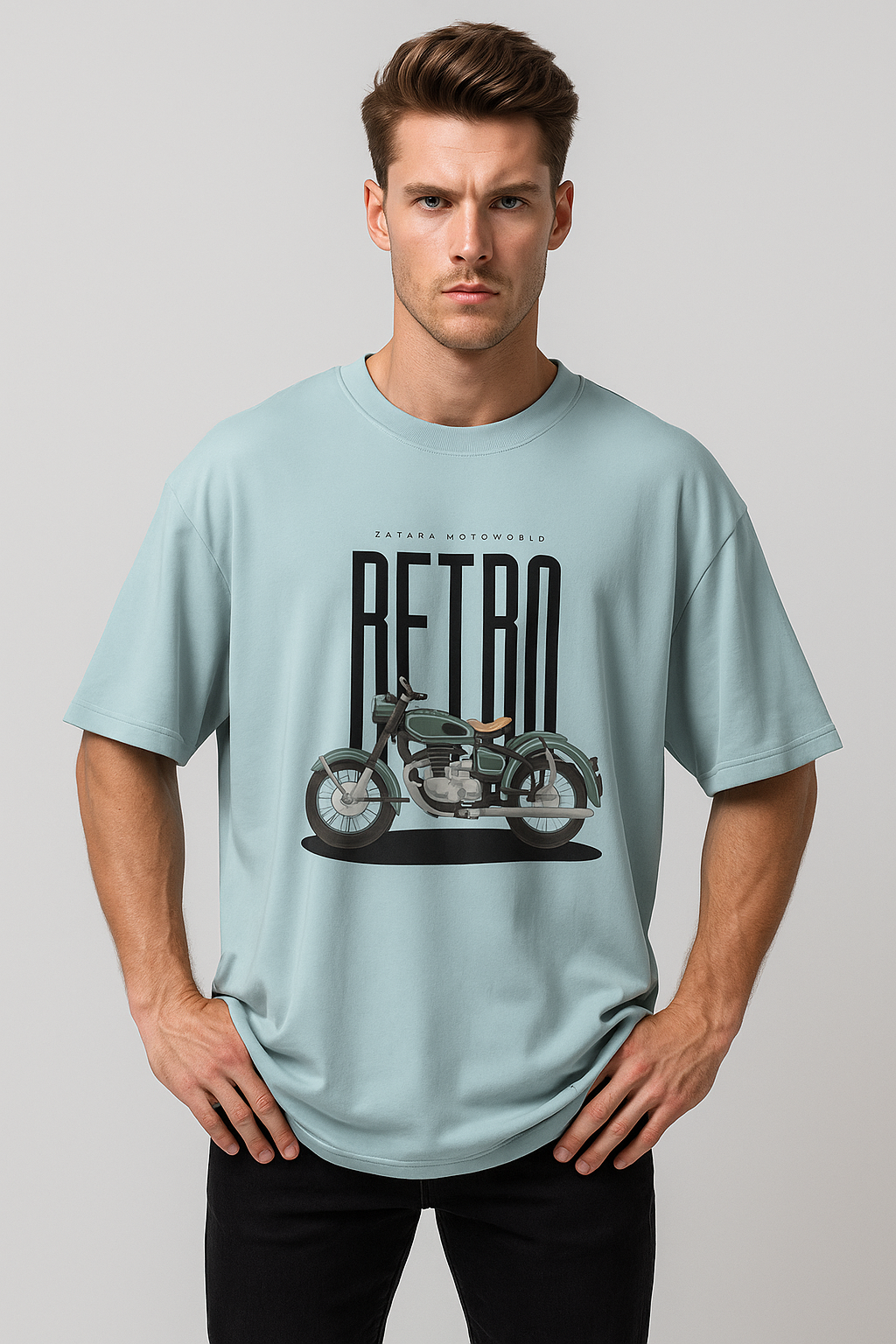 Oversized | Aqua Unisex T-shirt |  #OD35