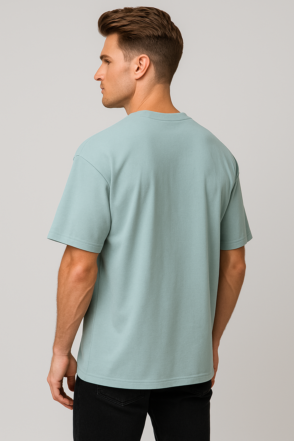 Oversized | Aqua Unisex T-shirt |  #OD35