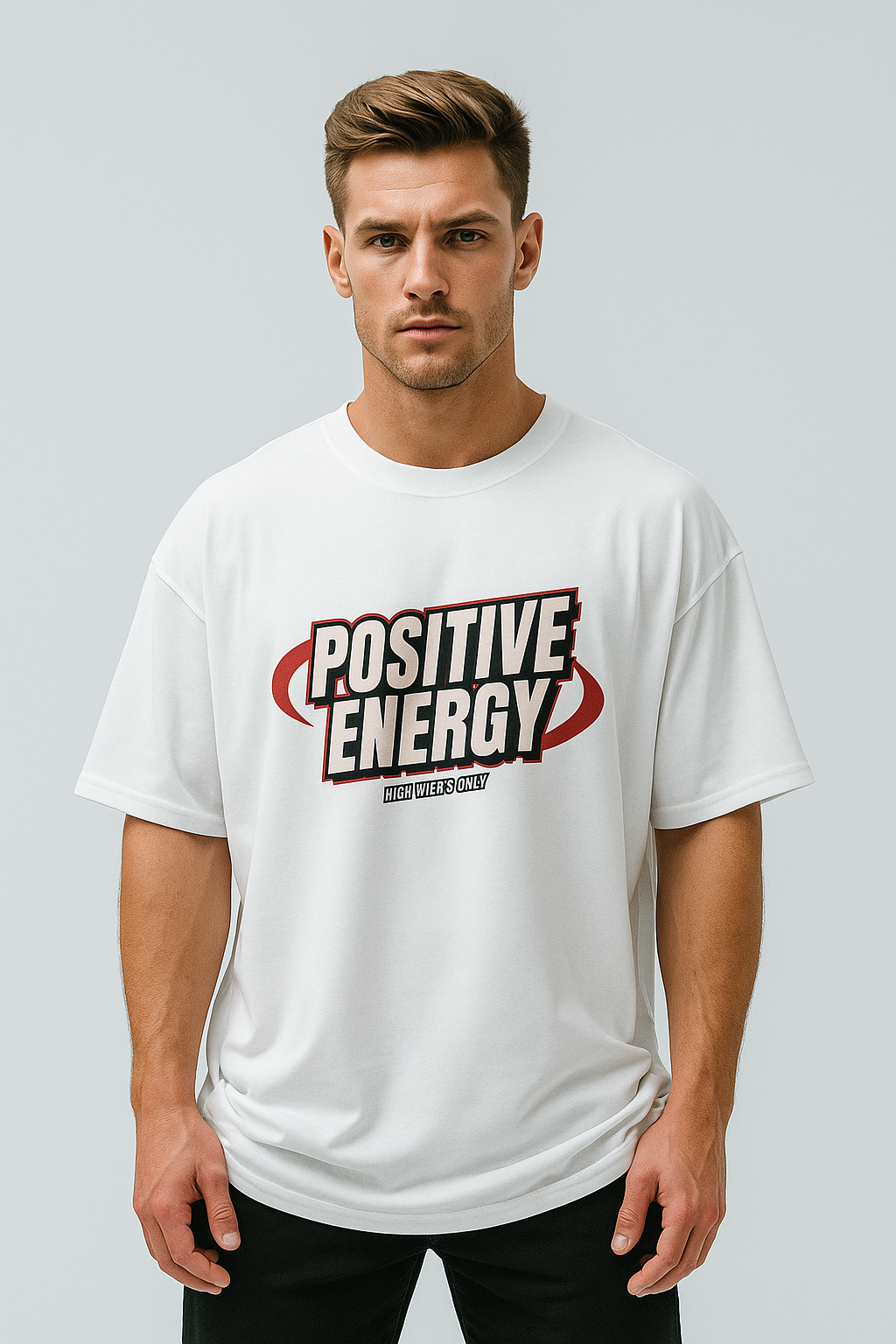 Oversized | White Unisex T-shirt | #OD31