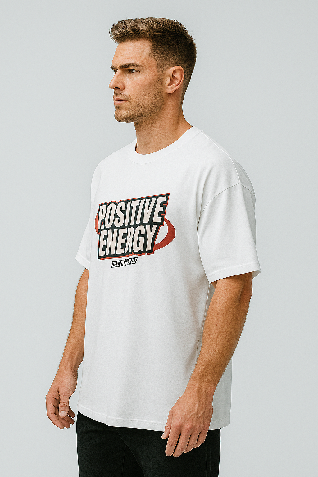 Oversized | White Unisex T-shirt | #OD31