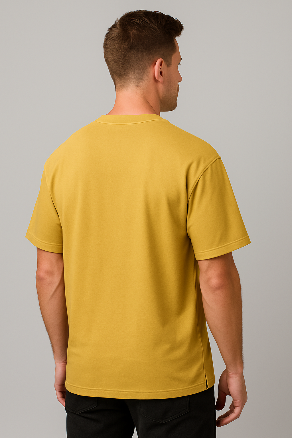 Oversized | Yellow Unisex T-shirt |  #OD32