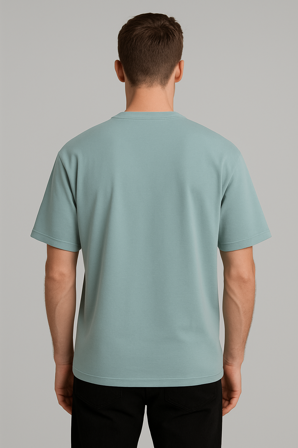 Oversized | Aqua Unisex T-shirt |  #0D47