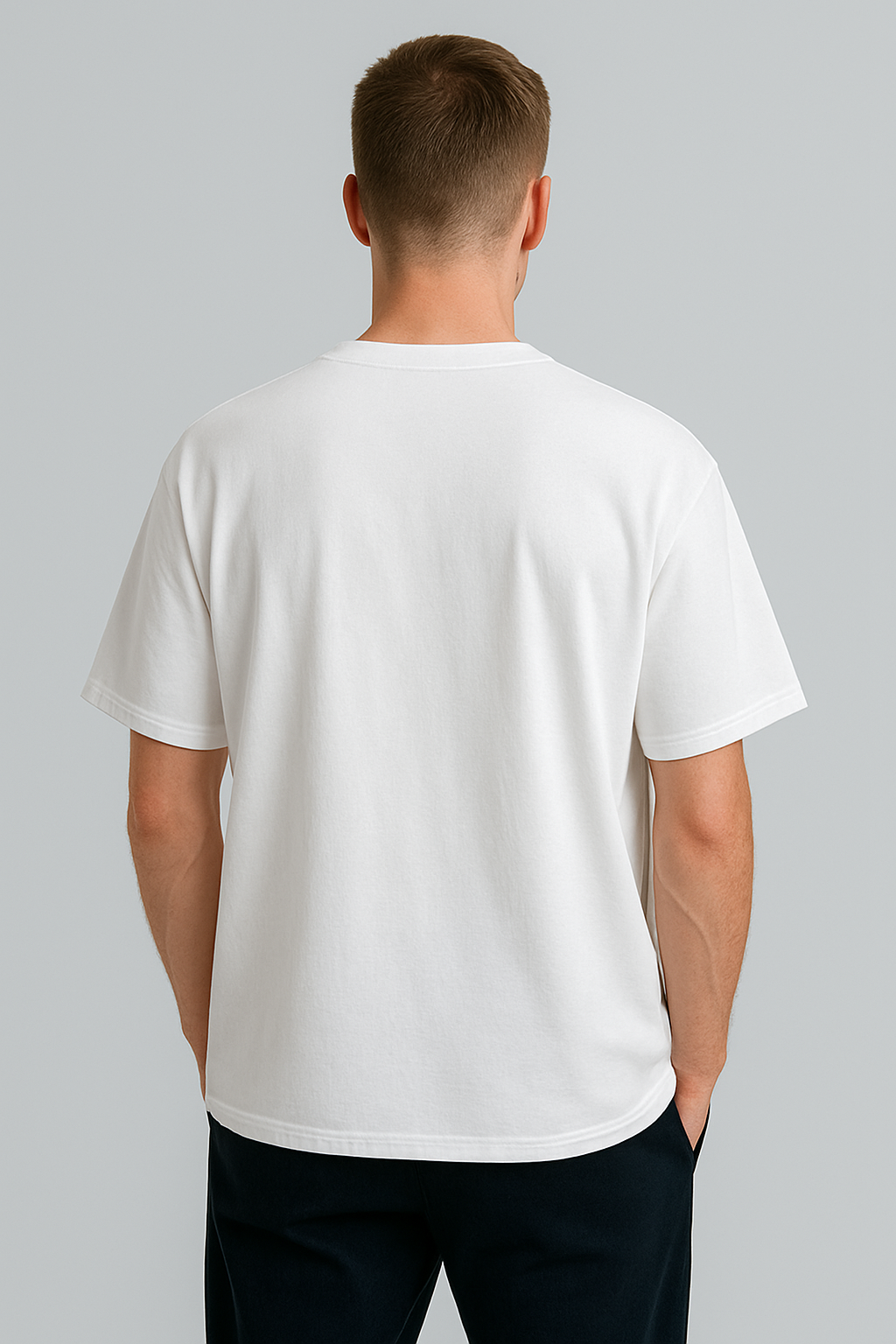 Oversized | White Unisex T-shirt | #OD50