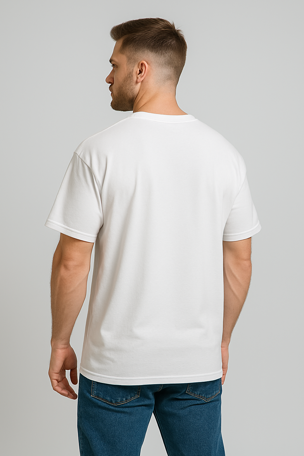 Oversized | White Unisex T-shirt | #OD17