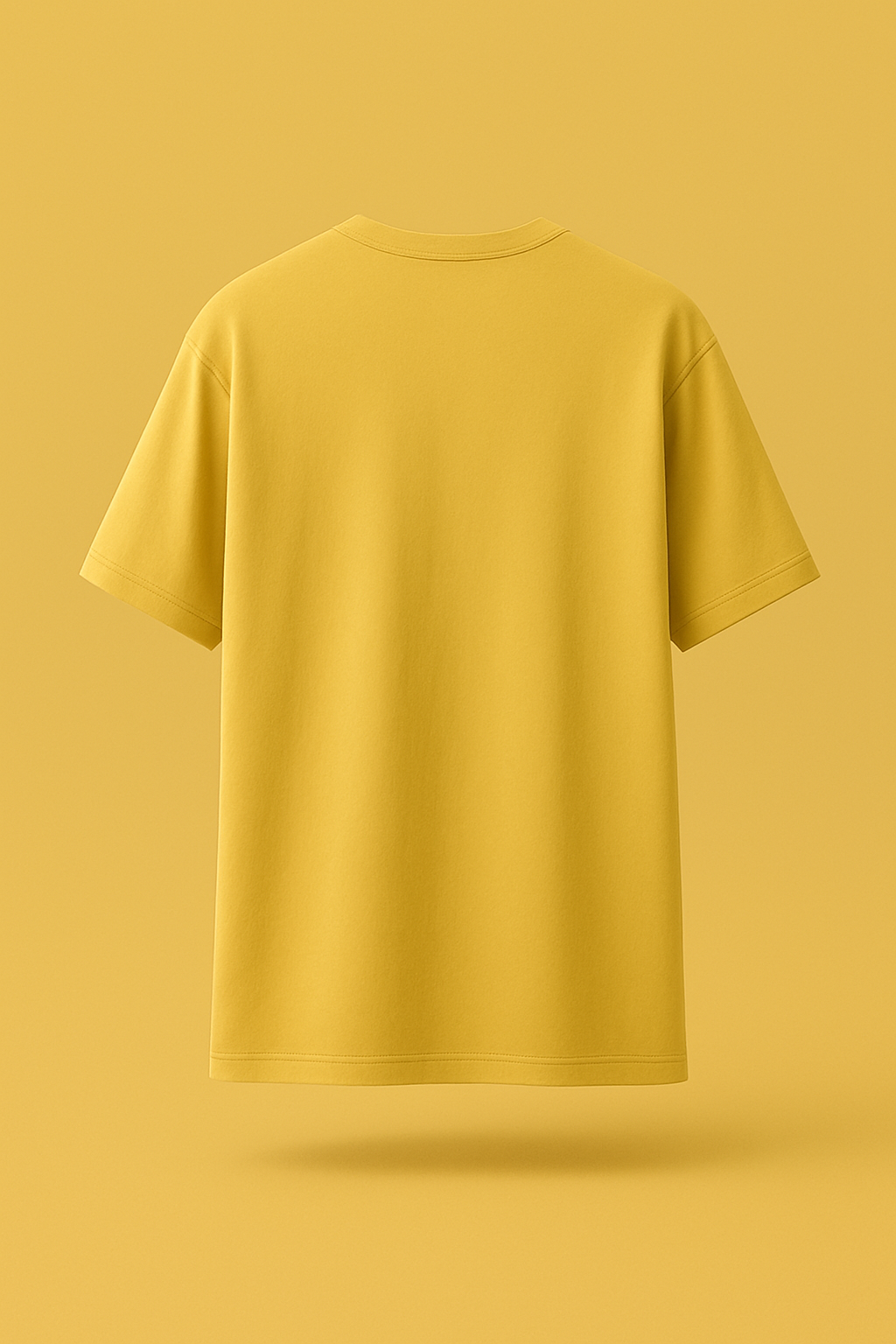 Oversized | Yellow Unisex T-shirt | #OD56