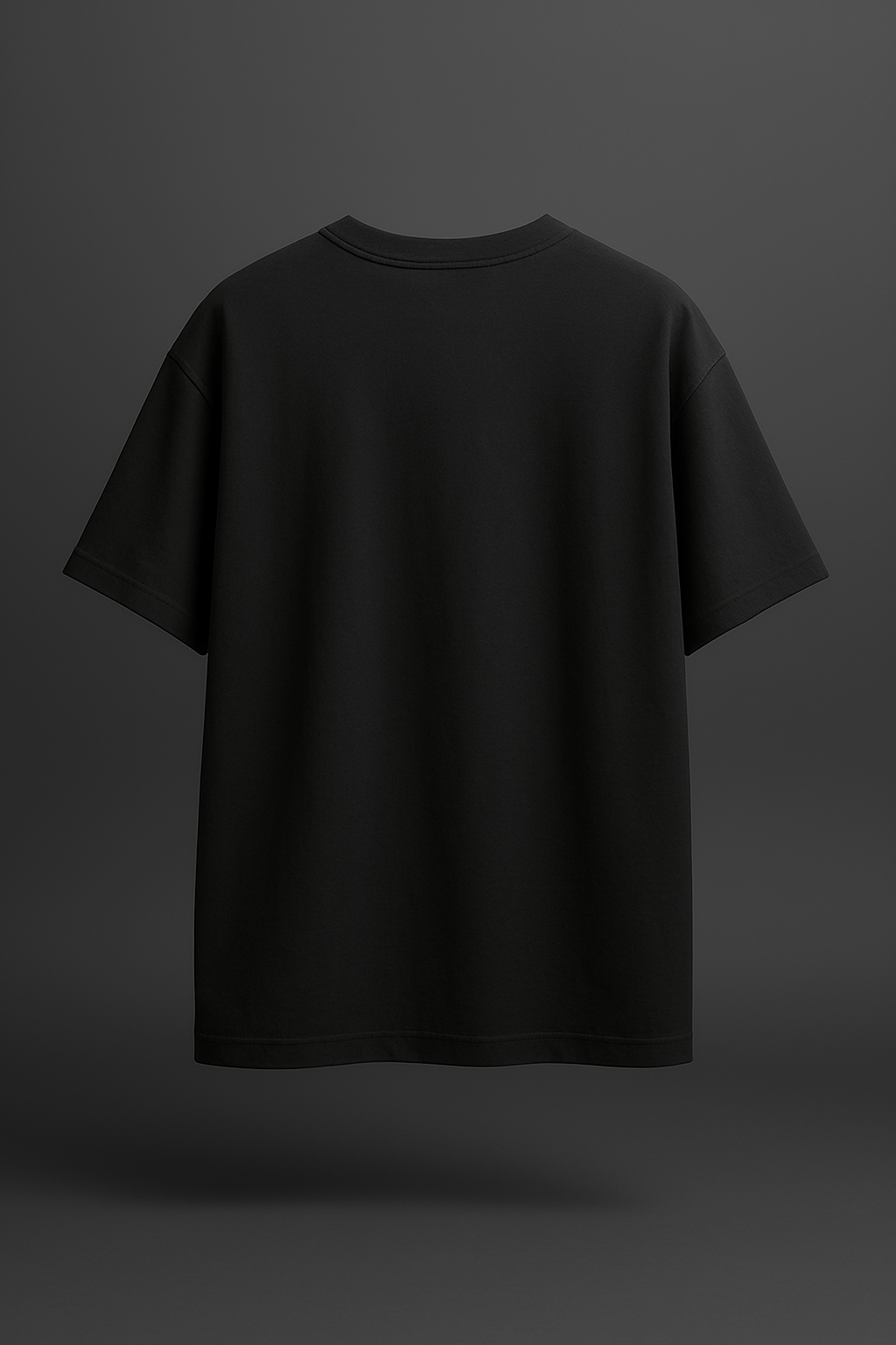 Oversized | Black Unisex T-shirt | #OD59