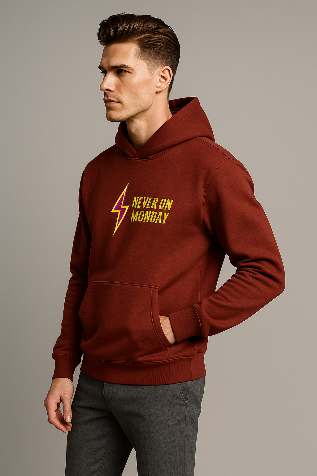 RED MEN HOODIE #HD04