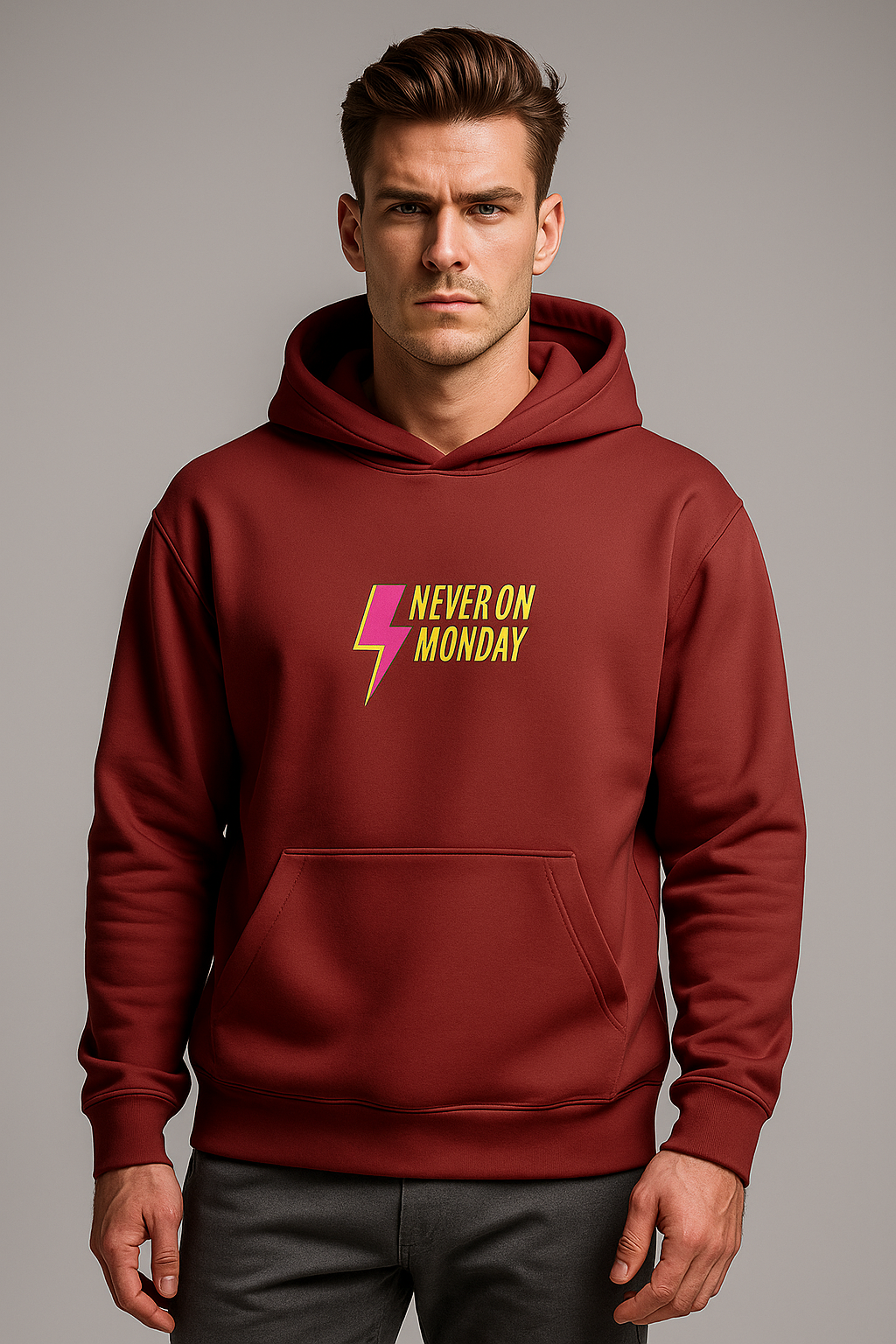 RED MEN HOODIE #HD04