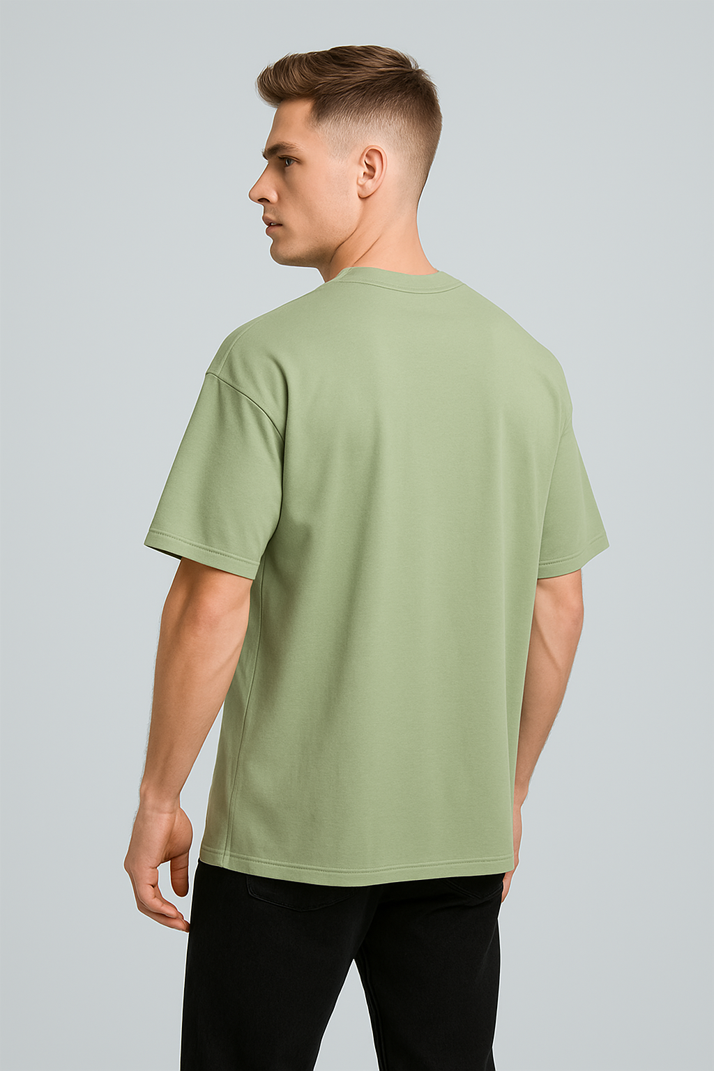 Oversized | Mint Green Unisex T-shirt |  #OD27