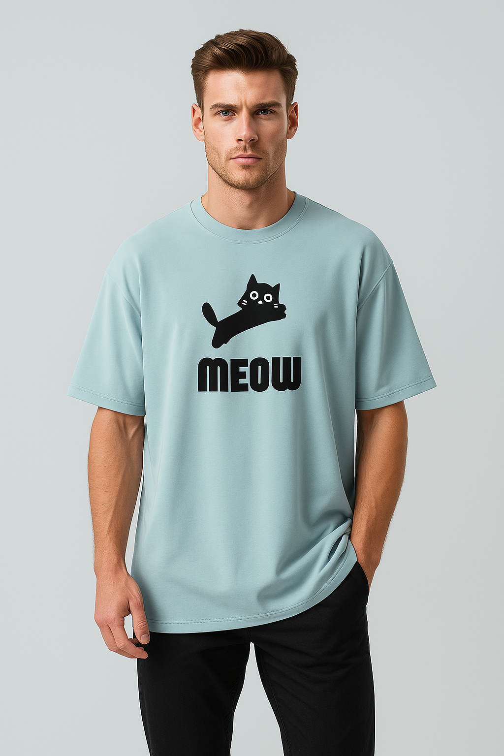 Oversized | Aqua Unisex T-shirt |  #OD30