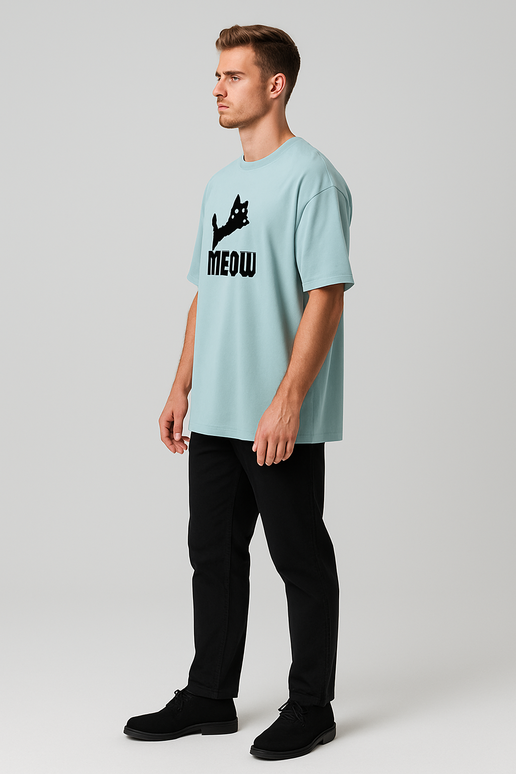 Oversized | Aqua Unisex T-shirt |  #OD30
