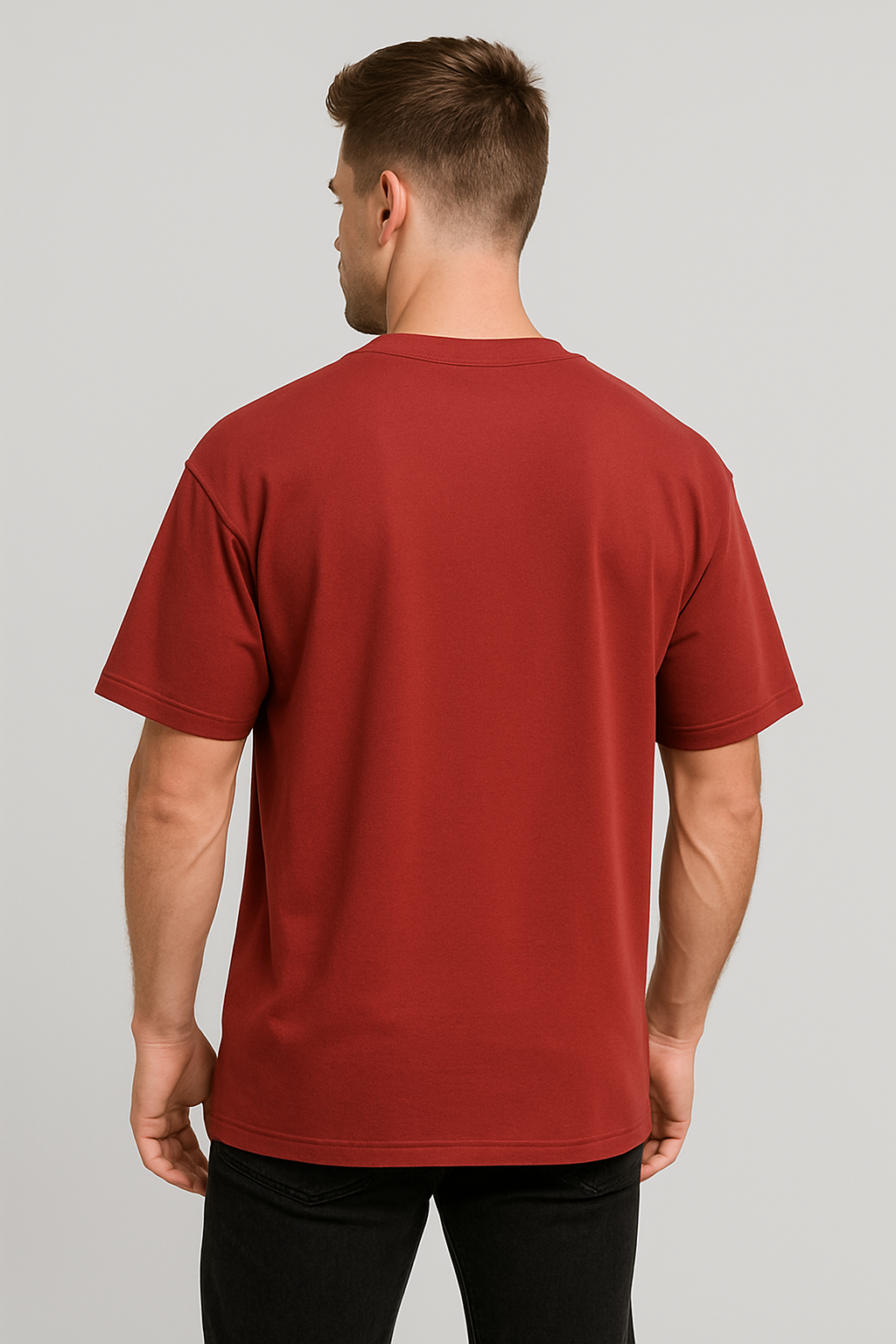 Oversized | Brown Unisex T-shirt | #OD04