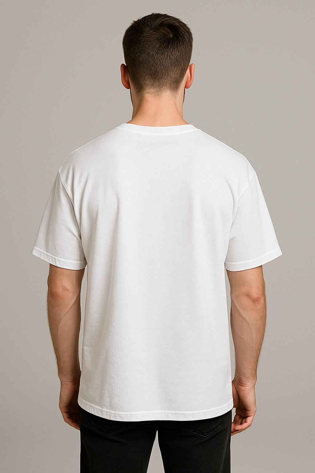 Oversized | White Unisex T-shirt | #OP11