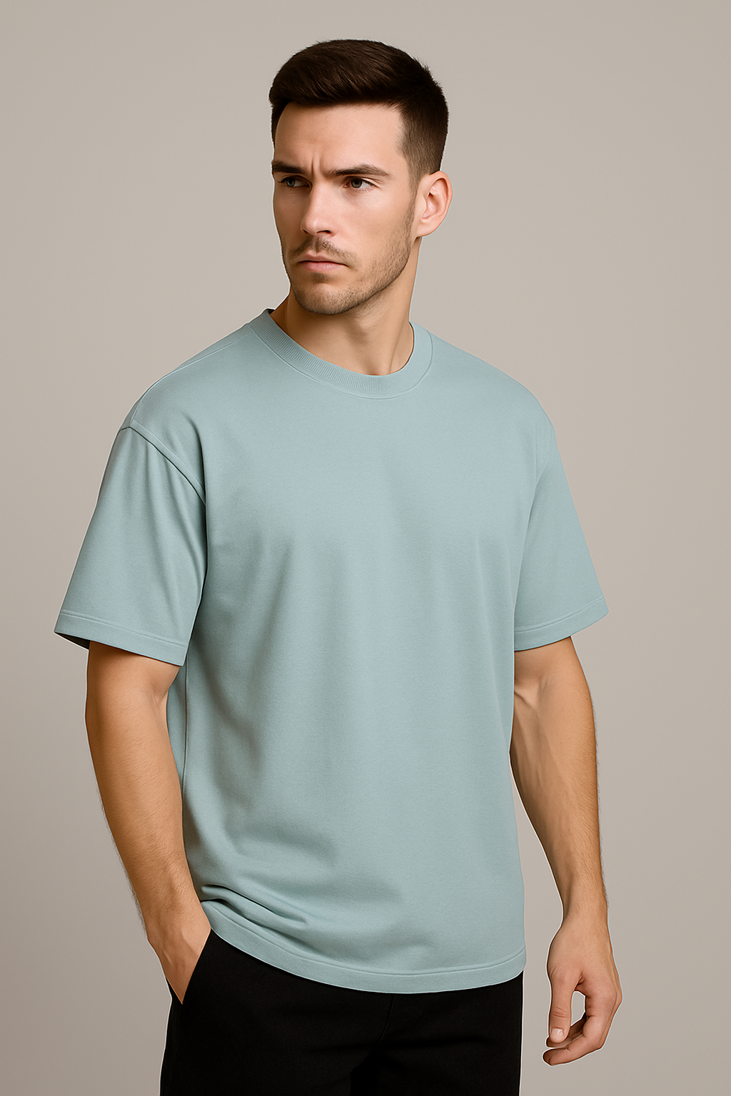 Oversized | Aqua Unisex T-shirt | #OD01