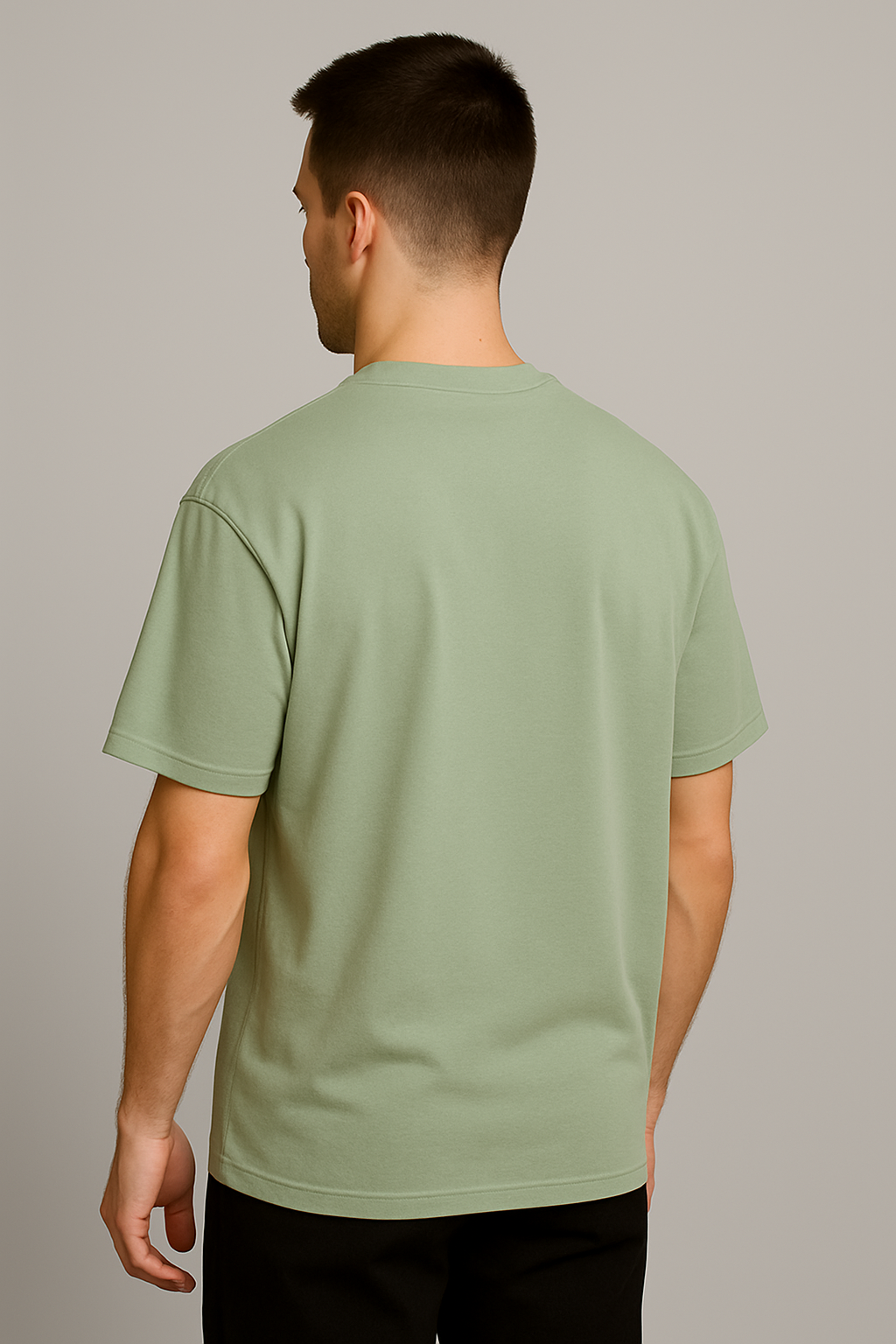 Oversized | Mint Green Unisex T-shirt | #OP09