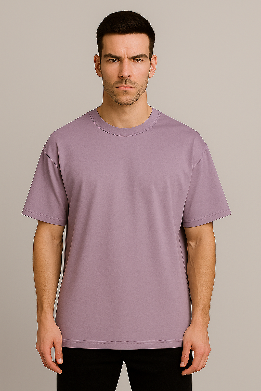 Oversized | Lavender Unisex T-shirt | #OP06