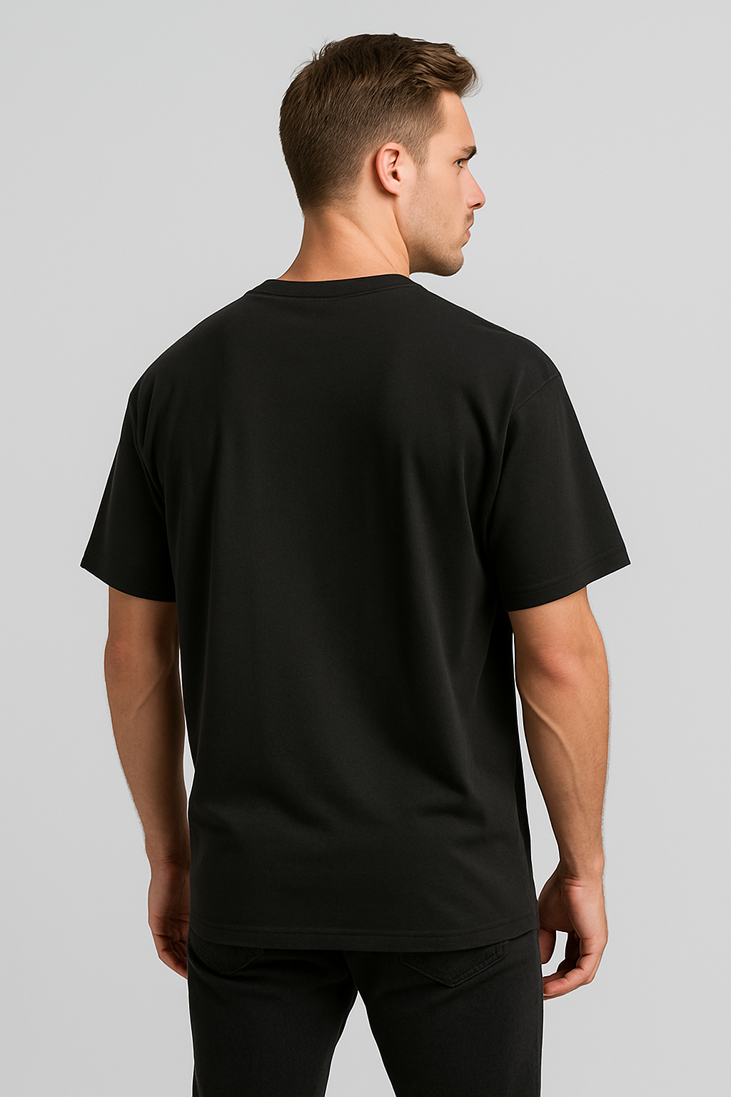 Oversized | Black Unisex T-shirt | #OD15