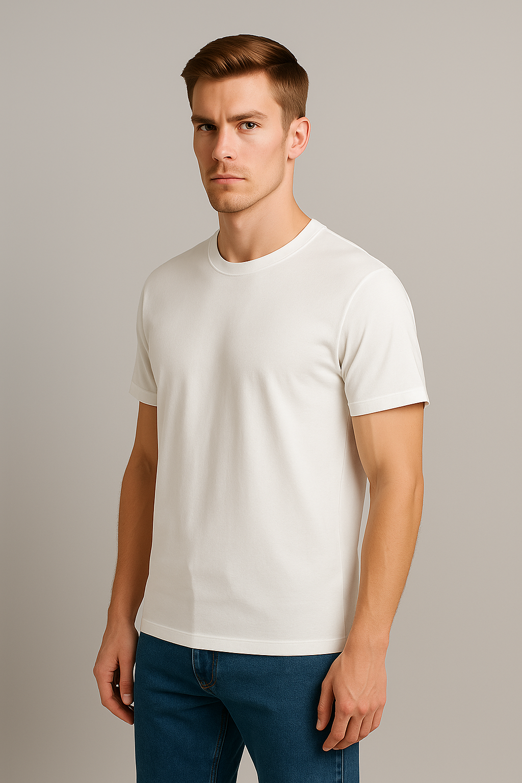 Classic | White unisex T-shirt | #RD12