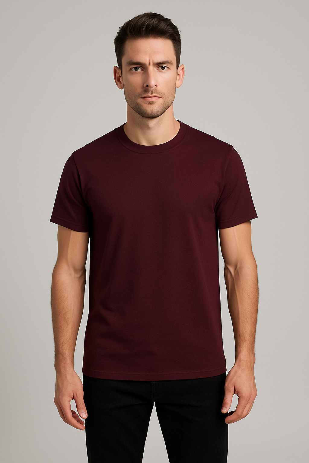 Classic | Maroon unisex T-shirt | #RD10