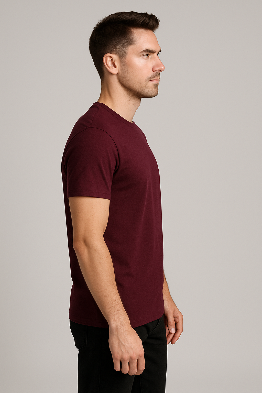 Classic | Maroon unisex T-shirt | #RD10