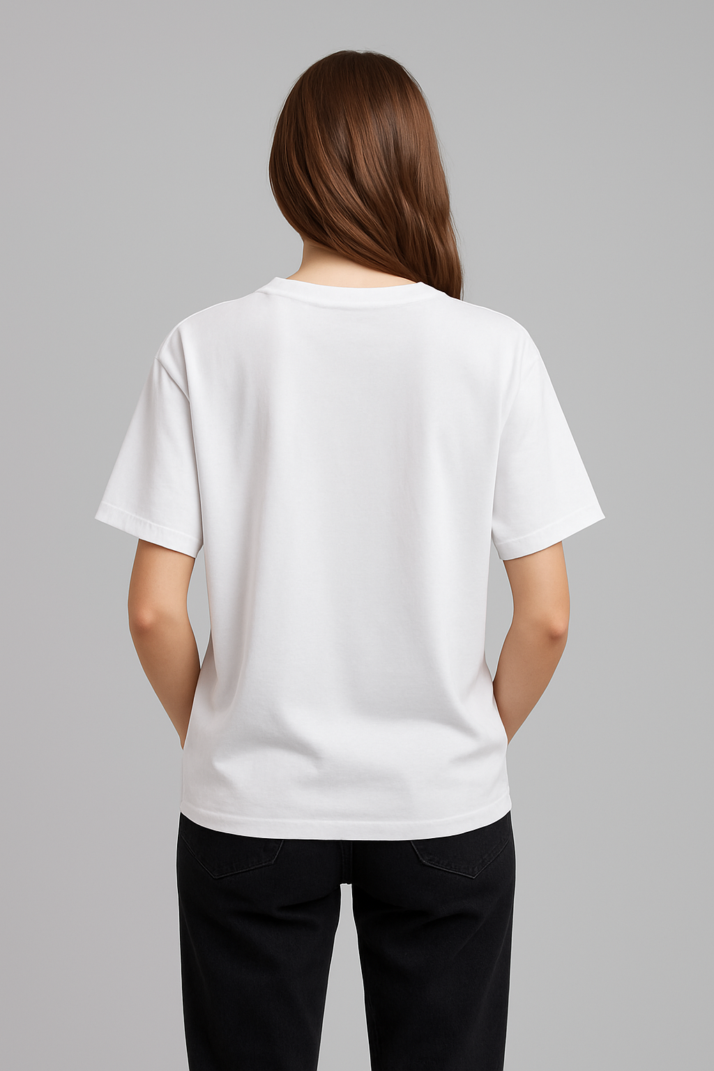 Oversized | White Unisex T-shirt | #OD60