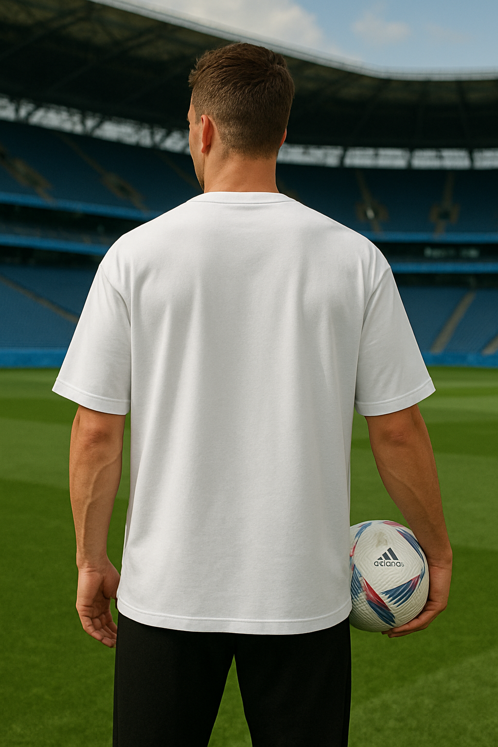 Sports Edition Oversized | White Unisex T-shirt | #SD03