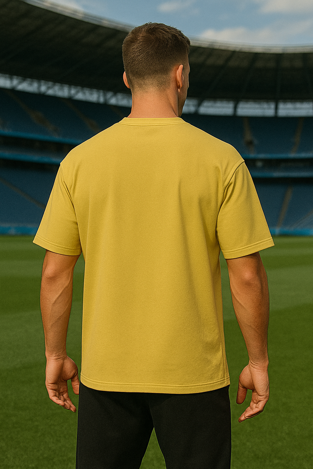 Sports Version Oversized | Yellow Unisex T-shirt | #SD01