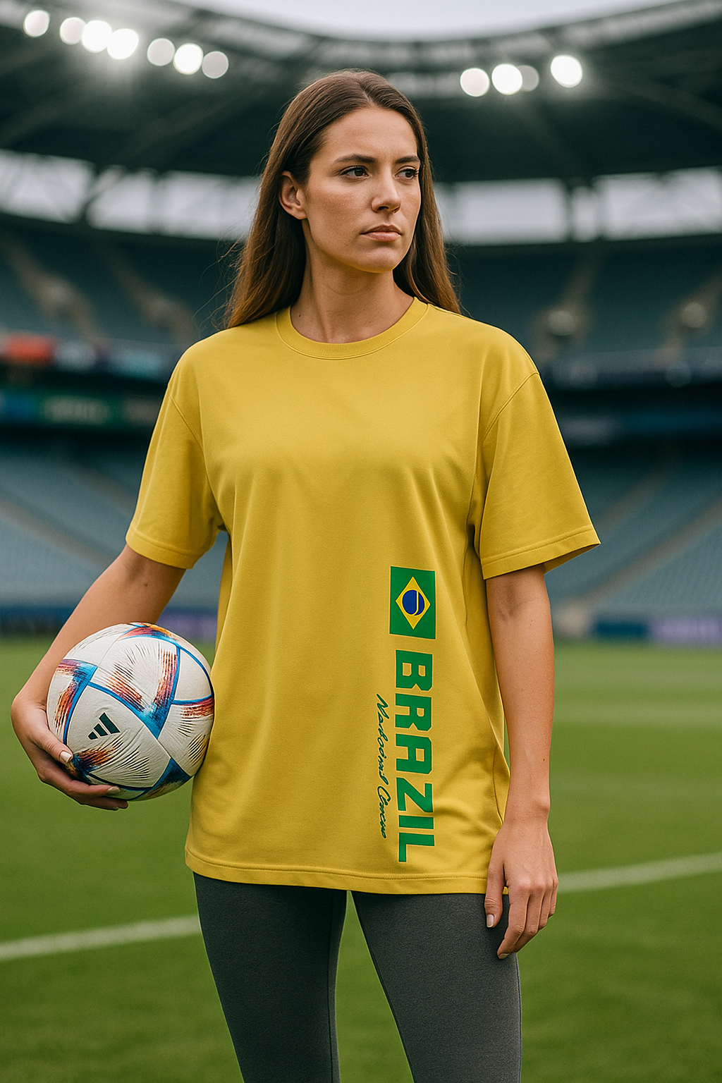 Sports Version Oversized | Yellow Unisex T-shirt | #SD01