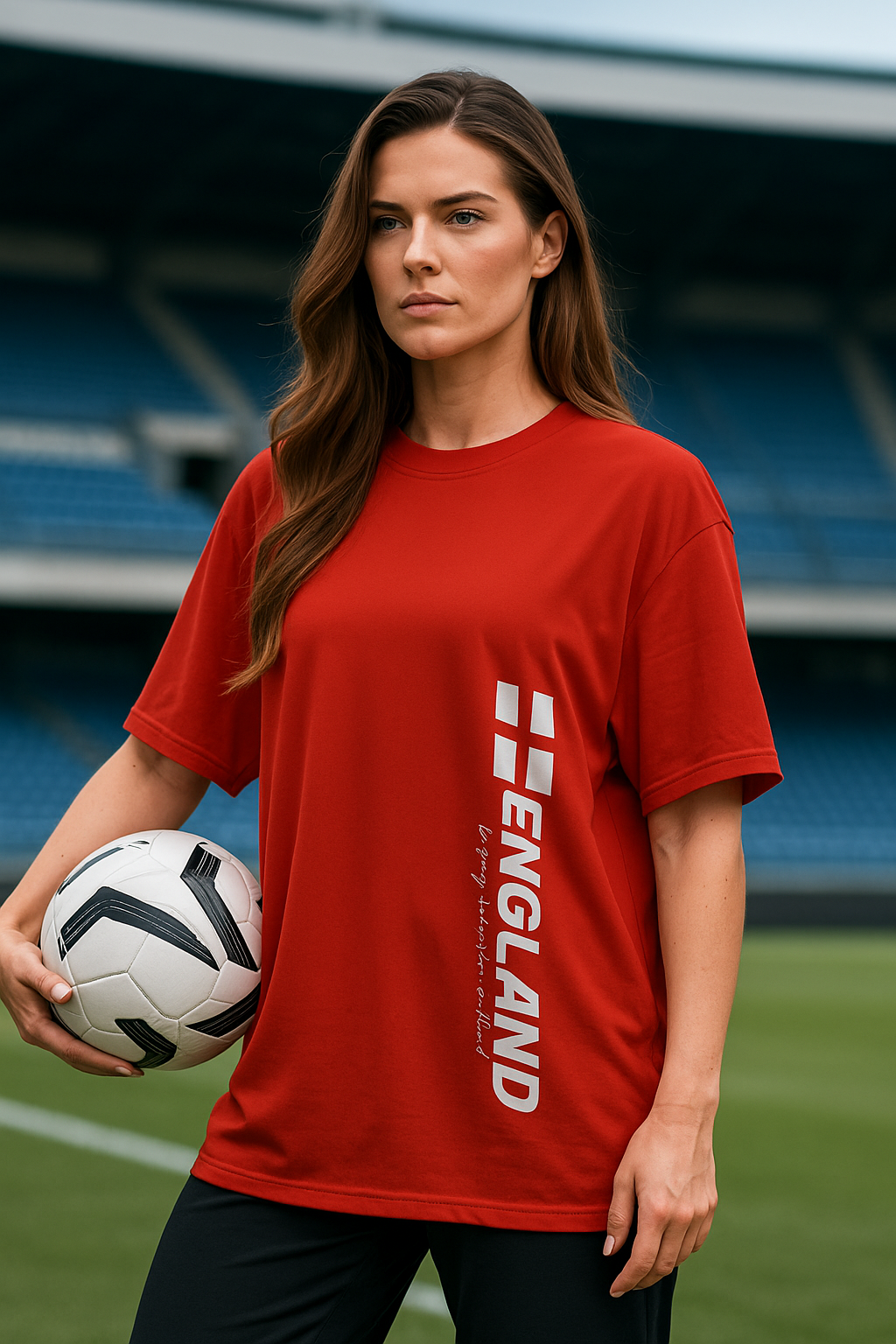 Sports Edition Oversized | Red Unisex T-shirt | #SD02