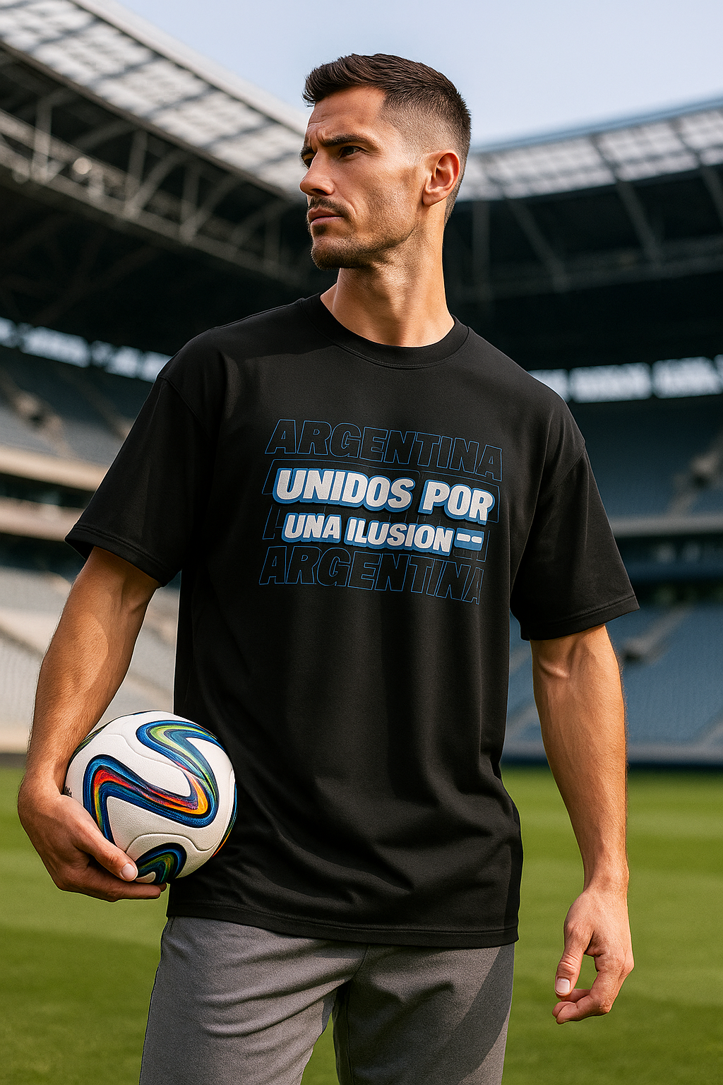 Sports Edition Oversized | Black Unisex T-shirt | #SD07