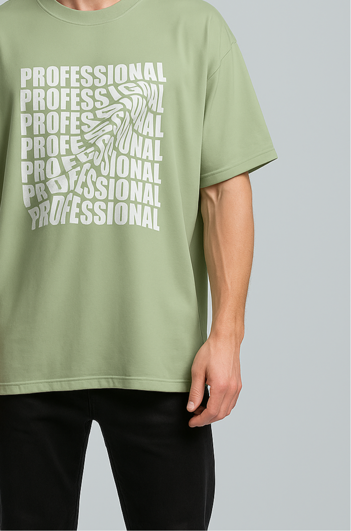 Oversized | Mint Green Unisex T-shirt |  #OD27