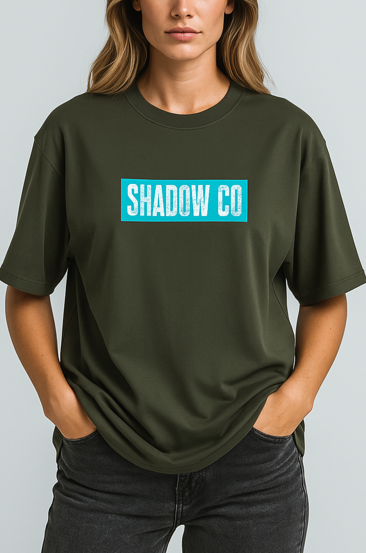 Oversized | Olive Green Unisex T-shirt | #OD68