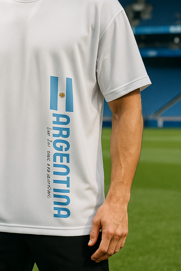 Sports Edition Oversized | White Unisex T-shirt | #SD03